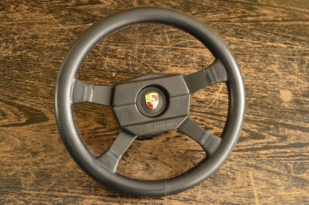 Raid Turbo leder sportstuur stuur naaf Porsche 924 944, Ophalen of Verzenden, Gebruikt, Porsche