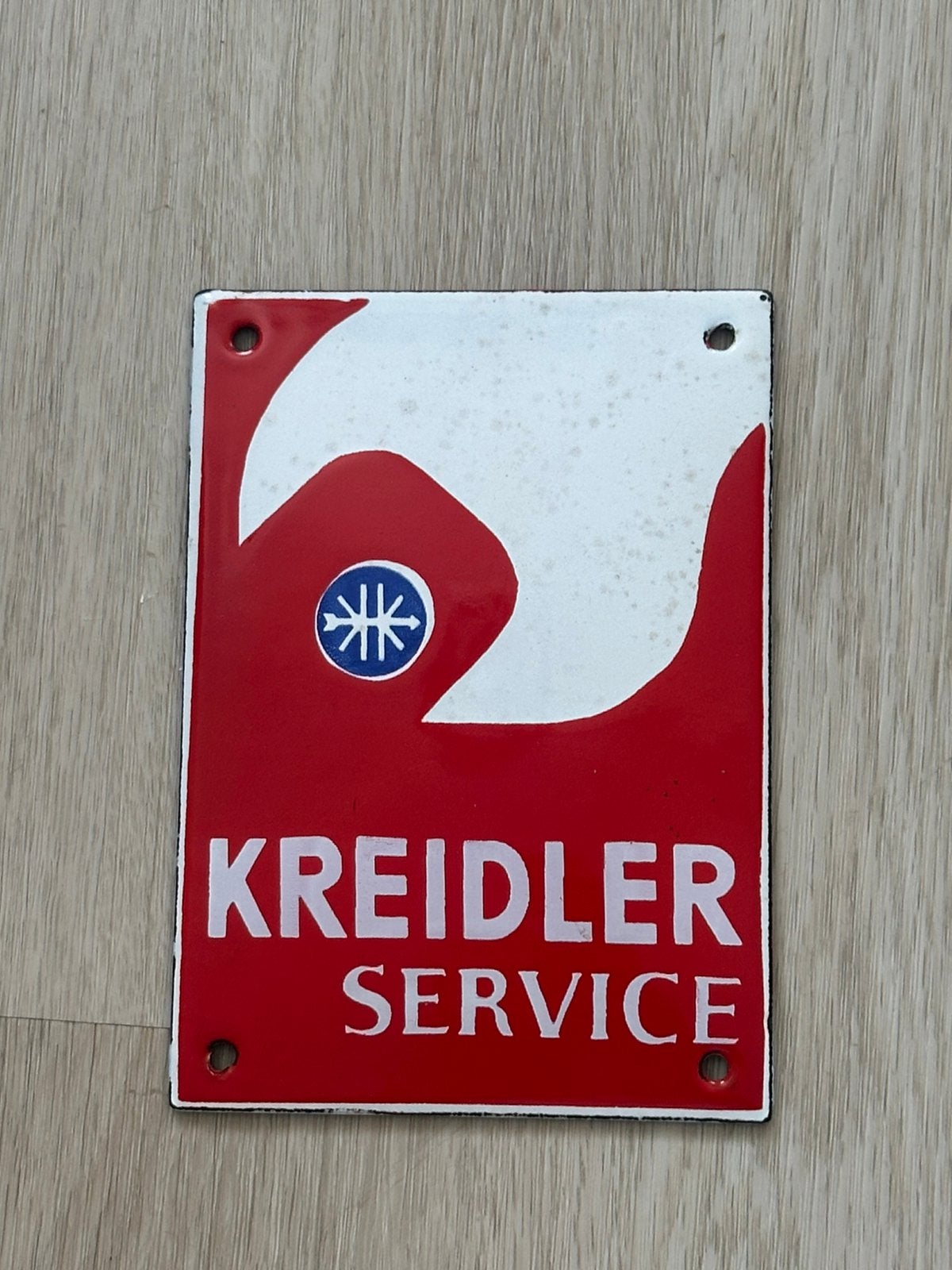 Kreidler bordje, Ophalen of Verzenden, Zo goed als nieuw, Reclamebord
