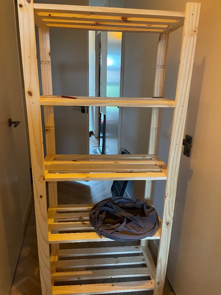 Stellingkast, Ophalen, Gebruikt