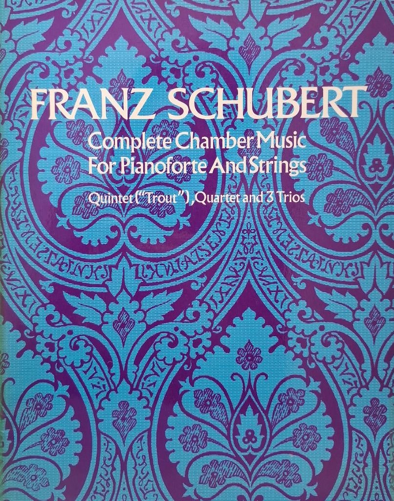Franz SCHUBERT  chamber music For Pianoforte + Strings, Gebruikt, Verzenden, Klassiek, Viool of Altviool