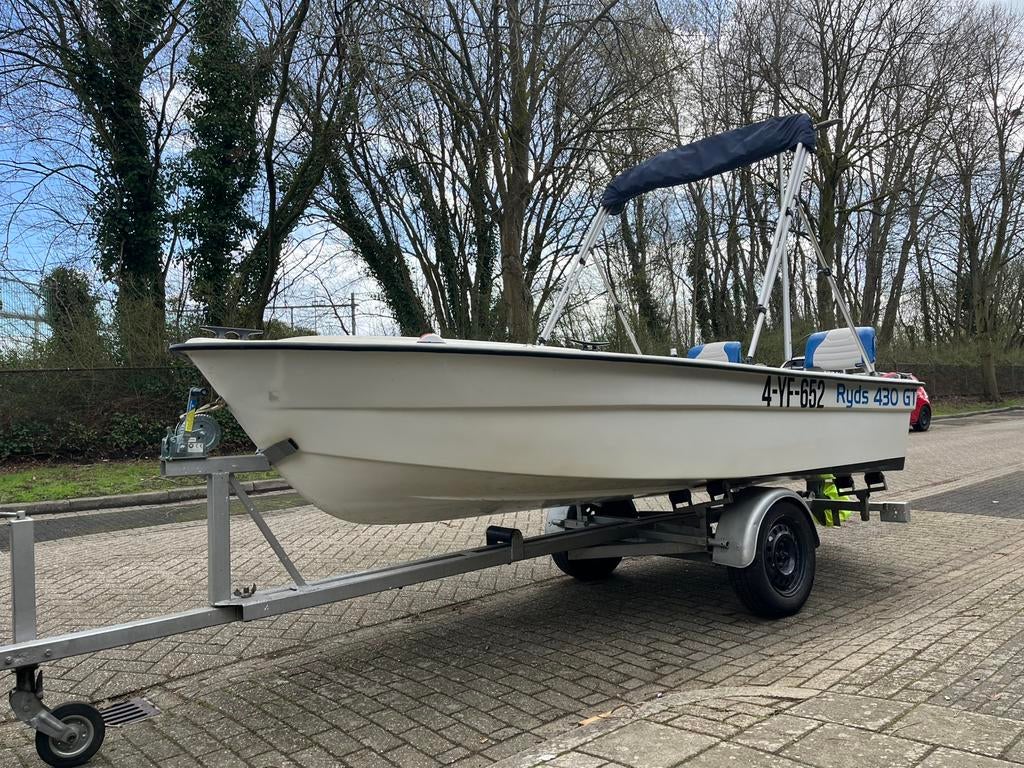 Ryds 430 GT Mercury 40pk 2takt, Ophalen, Zo goed als nieuw, 30 tot 50 pk, Buitenboordmotor