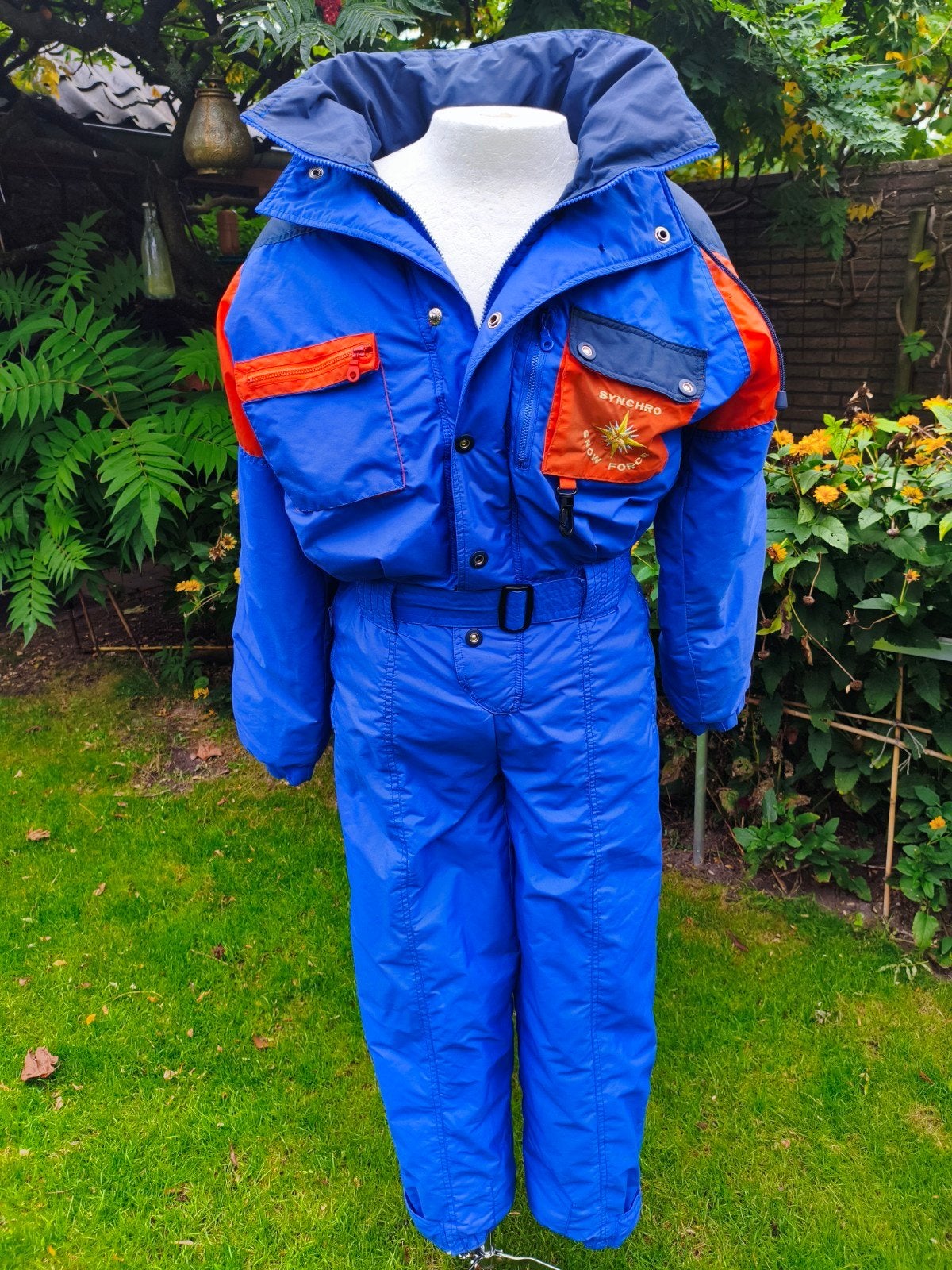 vintage skipak maat S, Kleding | Heren, Ophalen of Verzenden, Gedragen, Maat 46 (S) of kleiner, Pak