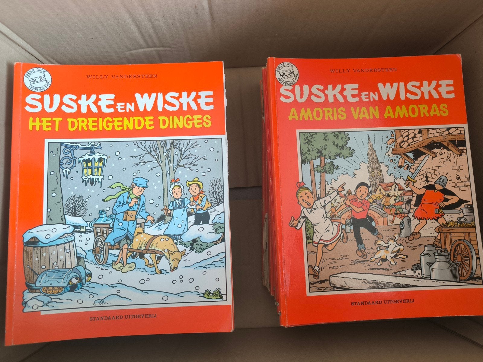 91 Suske en Wiske stripboeken - Grote collectie, Meerdere stripboeken, Ophalen, Gelezen