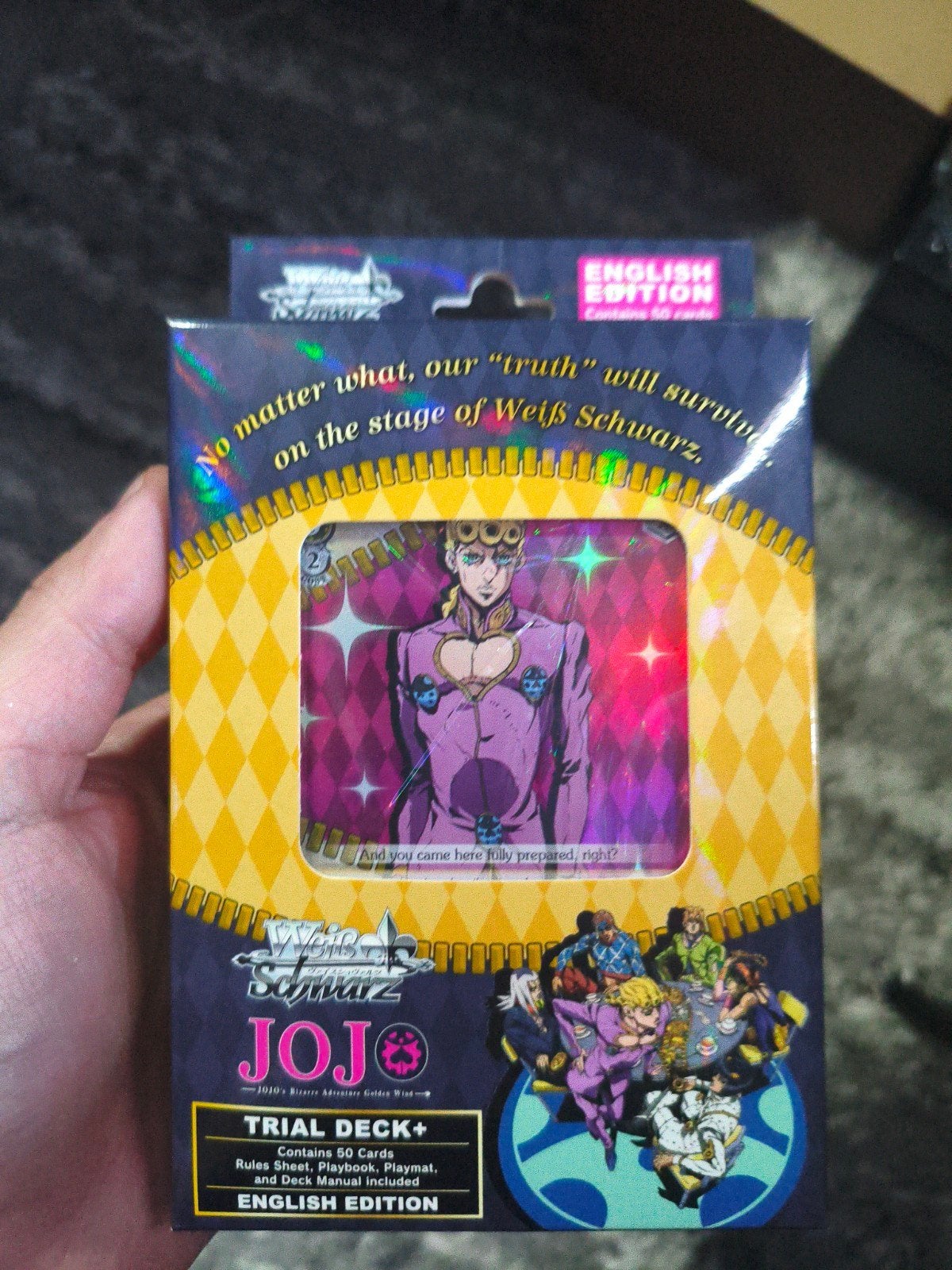Weiss Schwarz JoJo's Bizarre Adventure Trial Deck+, Ophalen of Verzenden, Gebruikt, Speeldeck