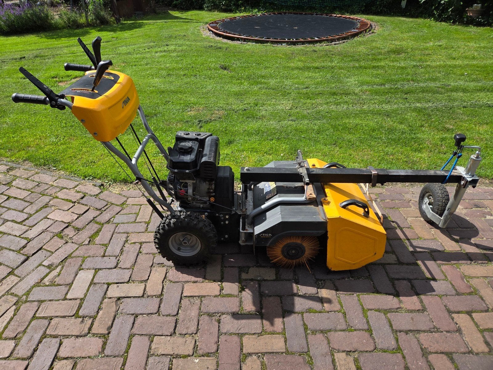 Stiga SWS 600 G veegmachine met GGP SM70 OHV motor, Ophalen, Gebruikt, Stiga