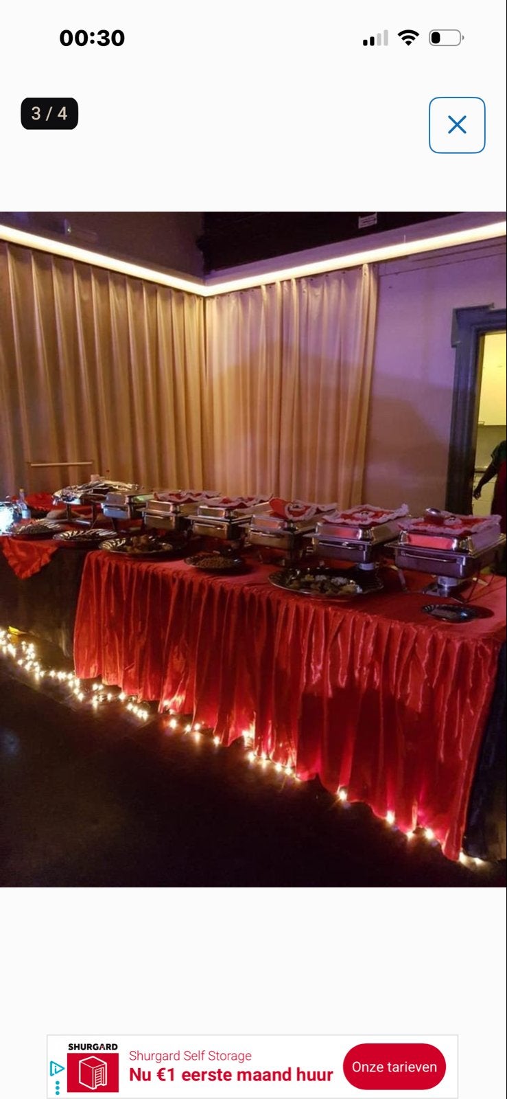 Buffettafel Te Huur, Ophalen, Overige