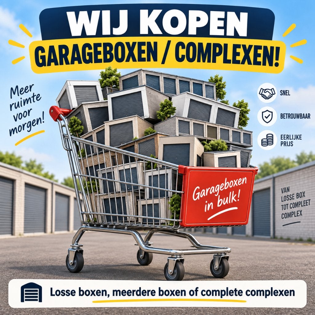 Wij kopen garageboxen - enkele of complexen!, Noord-Holland