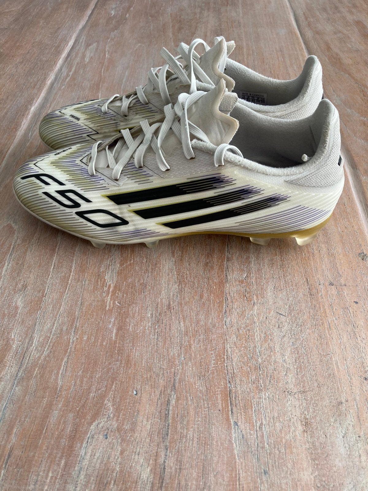 Adidas F50 voetbalschoenen mt 40, Sport en Fitness, Voetbal, Ophalen, Gebruikt, Maat XS of kleiner, Schoenen