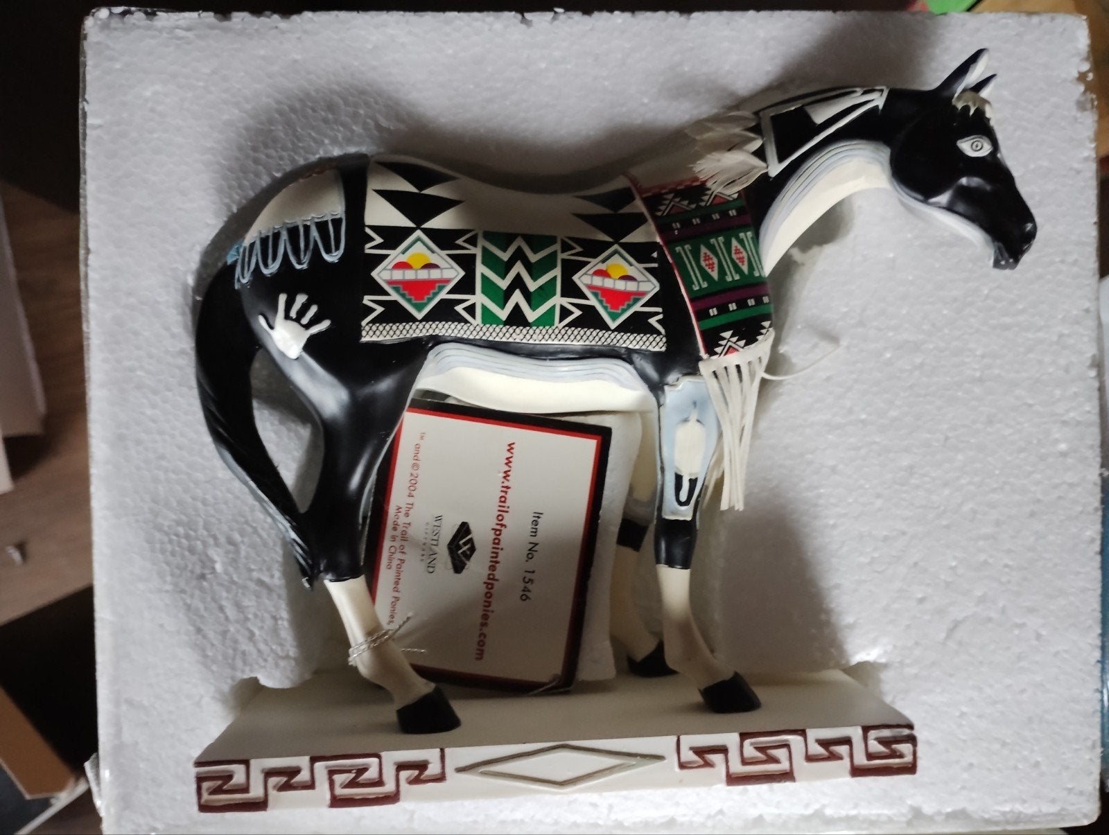 The trail of painted ponies - 1546 Tewa horse paard beeldje, Ophalen of Verzenden, Nieuw, Dier