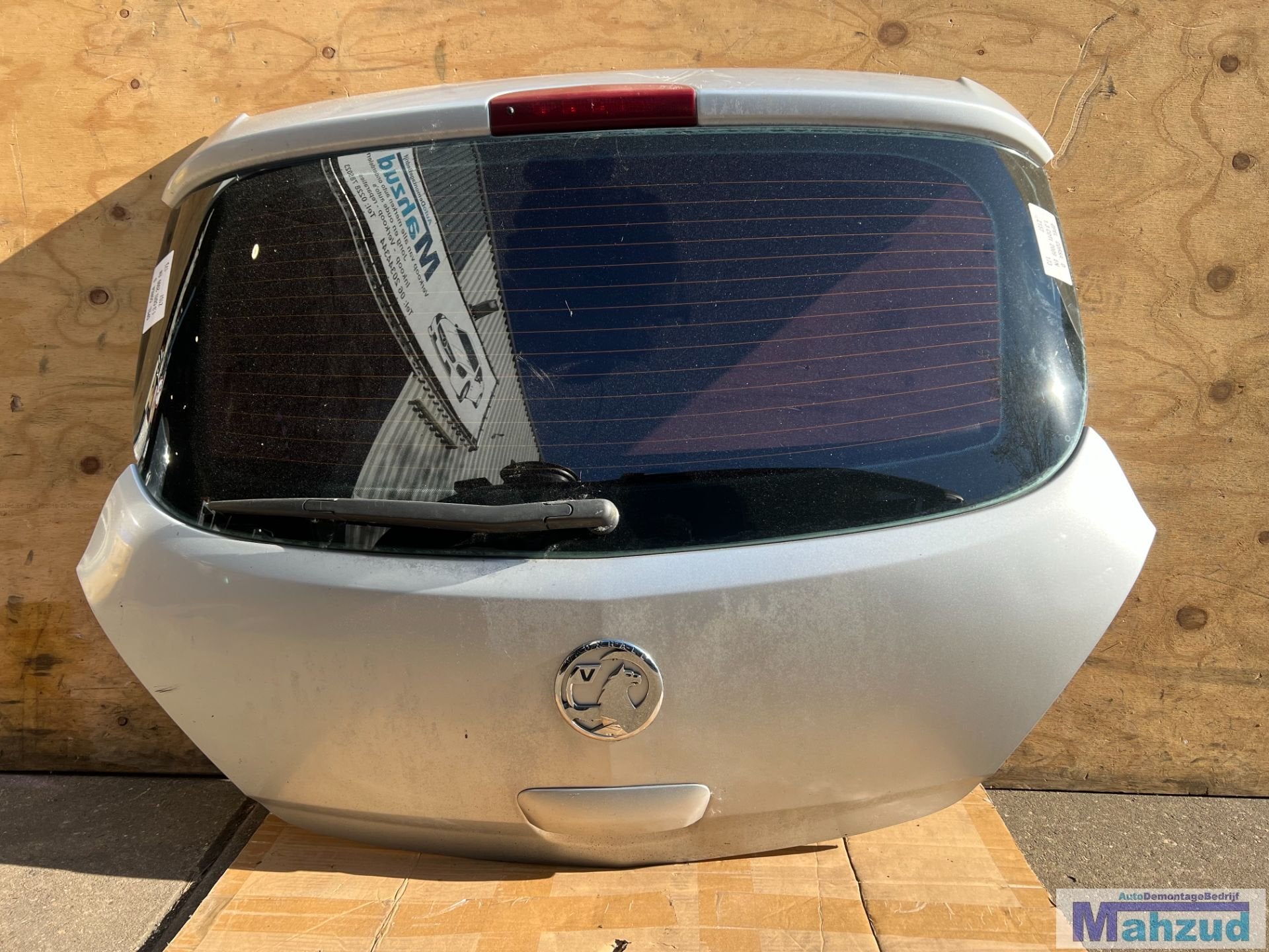 OPEL CORSA D 3DEURS Zilver Z157 Achterklep 2006-2013, Auto-onderdelen, Gebruikt, Deur, Opel Automobile GmbH, Ophalen of Verzenden