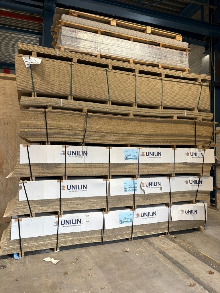 Tecto White 10mm watervast 1 zijde wit 3960x1218mm - Unilin, Ophalen, Nieuw, Overige materialen, Minder dan 20 mm