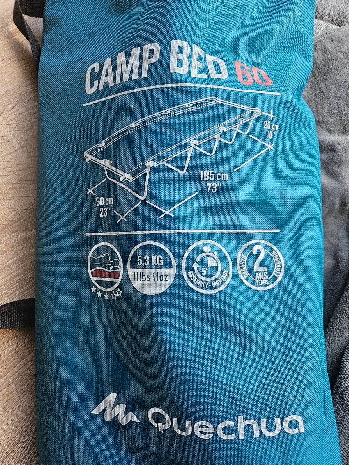 2 x Quechua Camp veldbed, Caravans en Kamperen, Ophalen of Verzenden