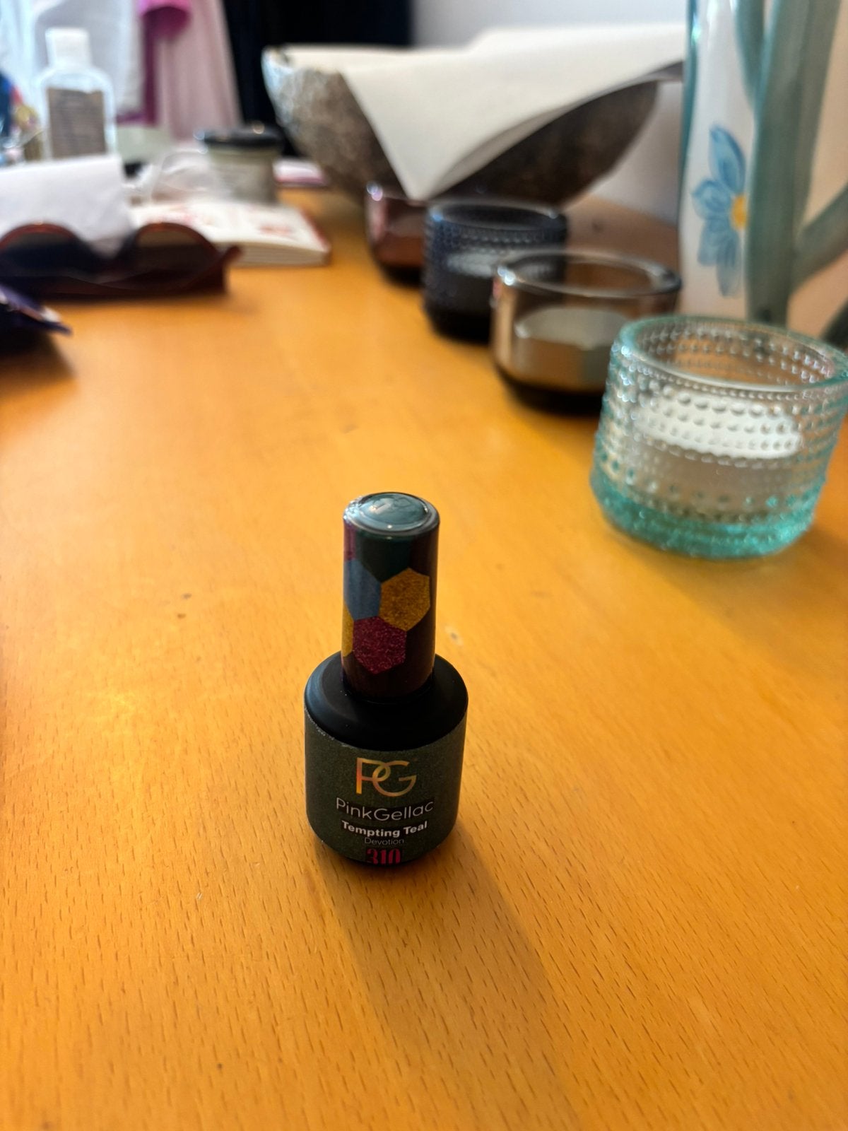Pink Gellac Tempting Teal, Blauw, Nieuw, Ophalen of Verzenden, Handen en Nagels