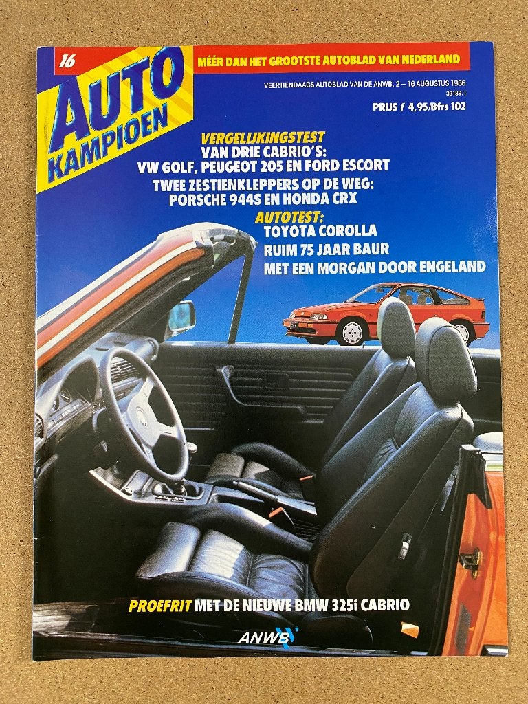Autokampioen 16 1986, Verzenden, Gelezen, Algemeen