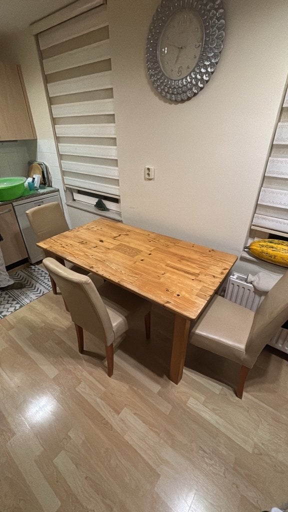 Eettafel, Ophalen, Gebruikt, Rechthoekig, 50 tot 100 cm