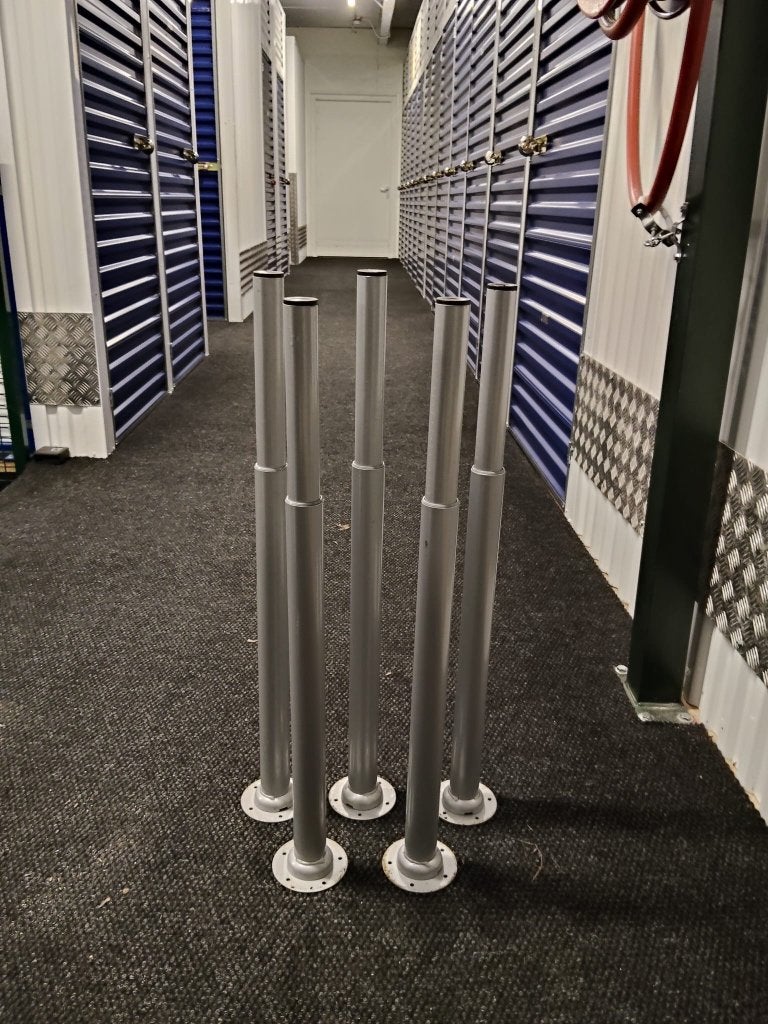 Verstelbare tafelpoten, Ophalen, Tafelpoot, Minder dan 50 cm, 50 tot 100 cm