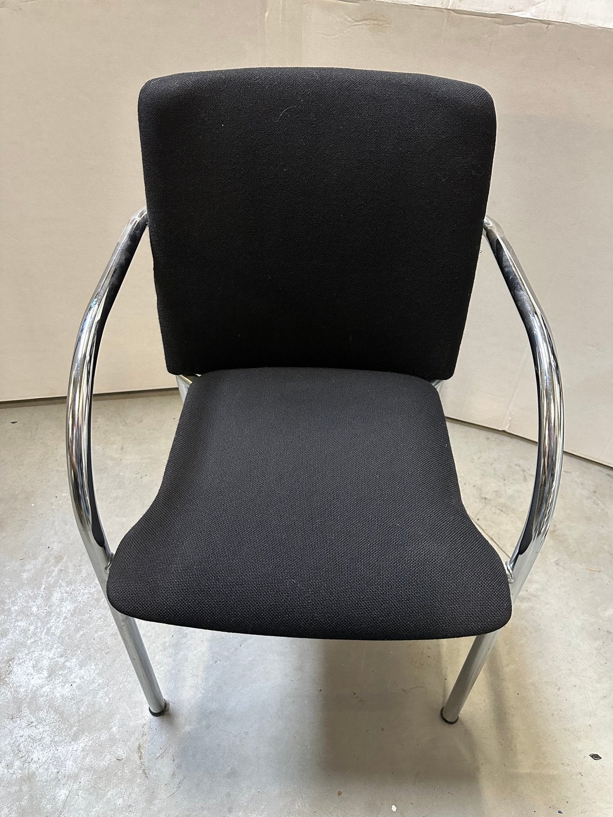 6 kantoorstoelen vergaderstoelen, Ophalen, Zo goed als nieuw, Zwart