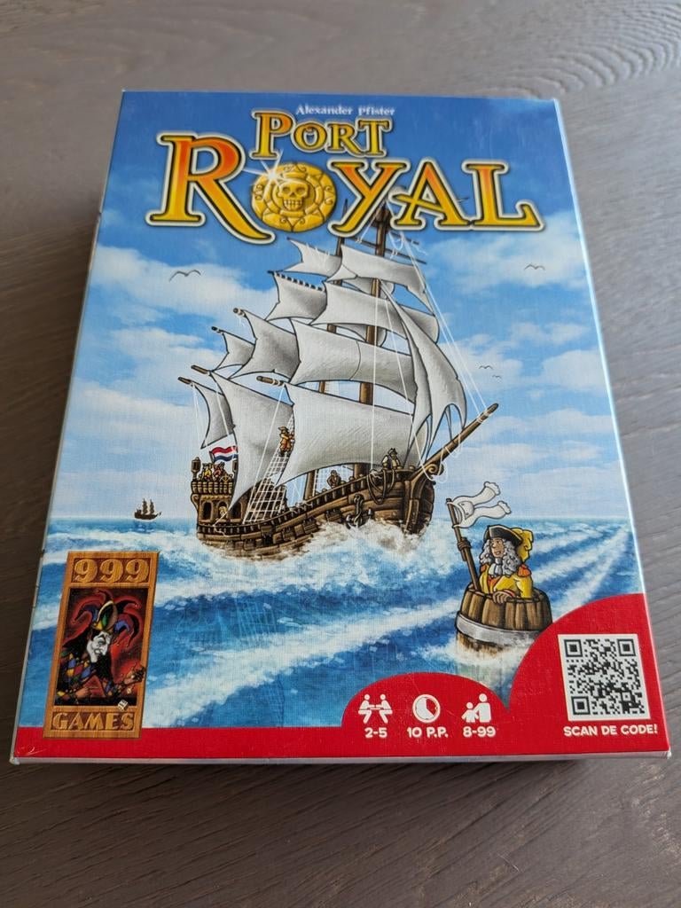 Port Royal - 999 Games, Hobby en Vrije tijd, Gezelschapsspellen | Bordspellen, Zo goed als nieuw, Een of twee spelers, Drie of vier spelers
