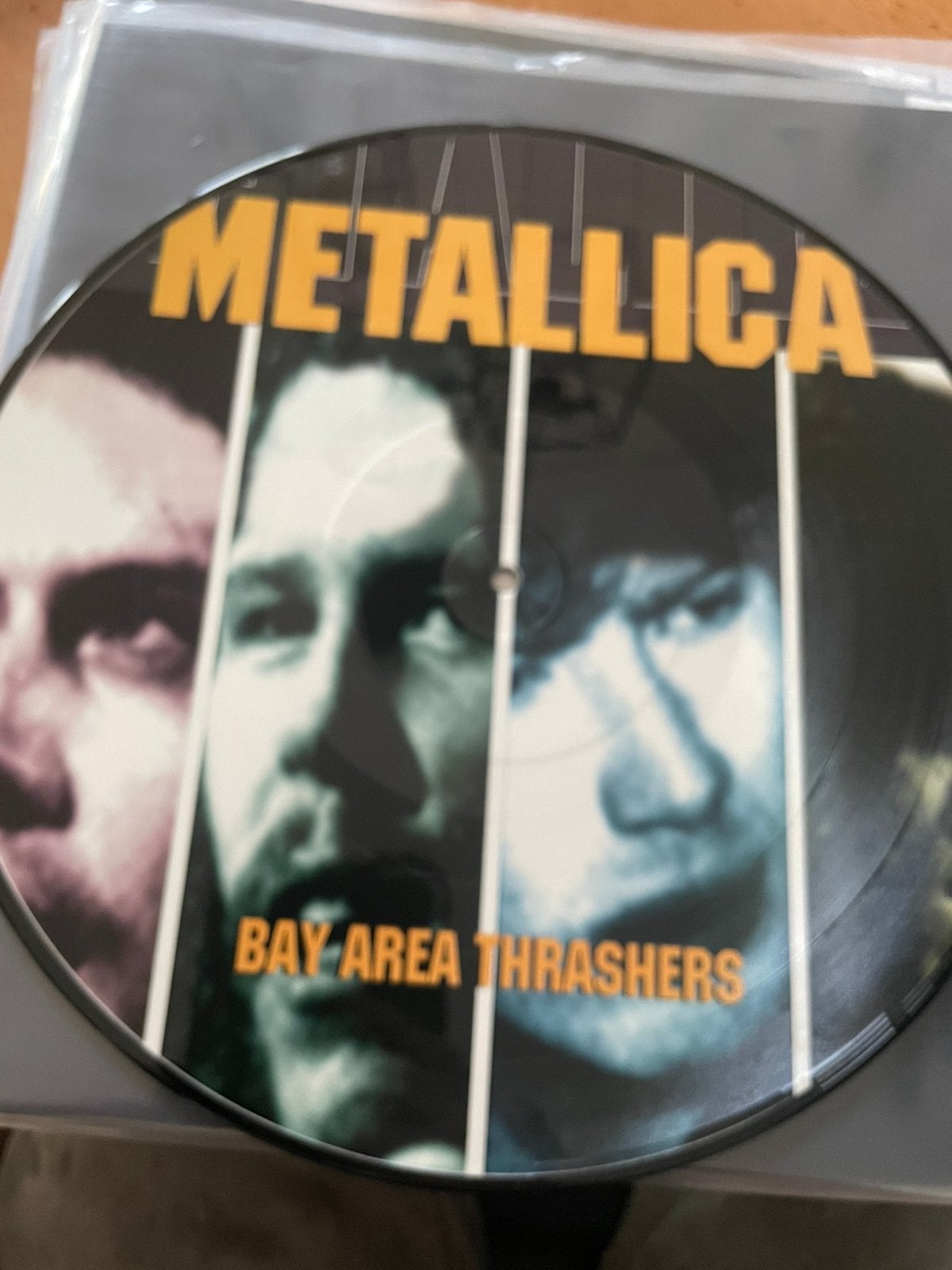 Metallica. Bay area thrashers pdisc, Ophalen of Verzenden, Zo goed als nieuw