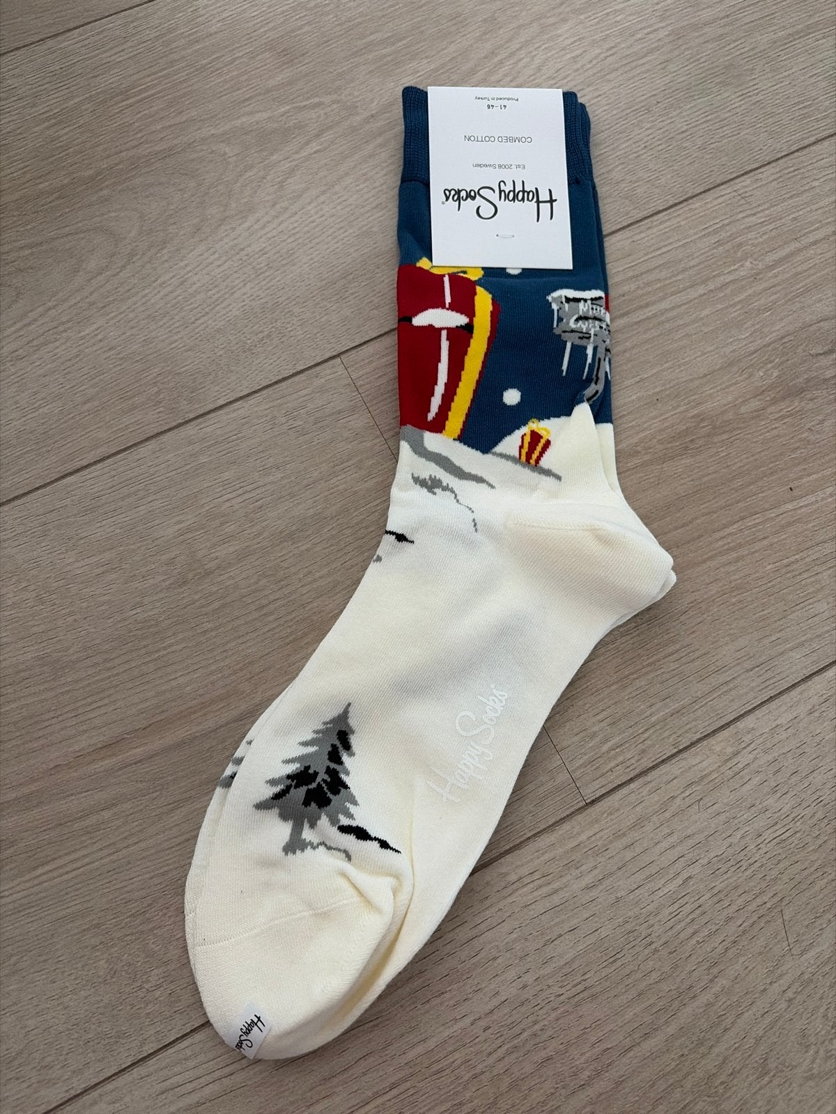 Happy Socks Wintersokken - Nieuw, Sokken en Kniesokken, Verzenden, Wit, Nieuw