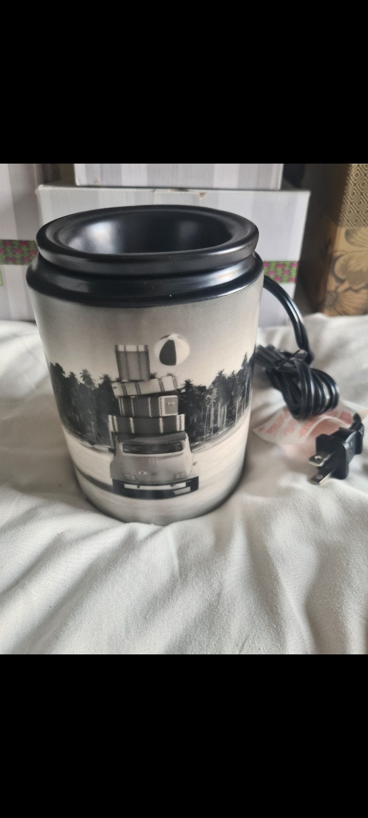 Scentsy Warmer Zwart, Geurverspreider, Nieuw, Ophalen of Verzenden, Steen/keramiek