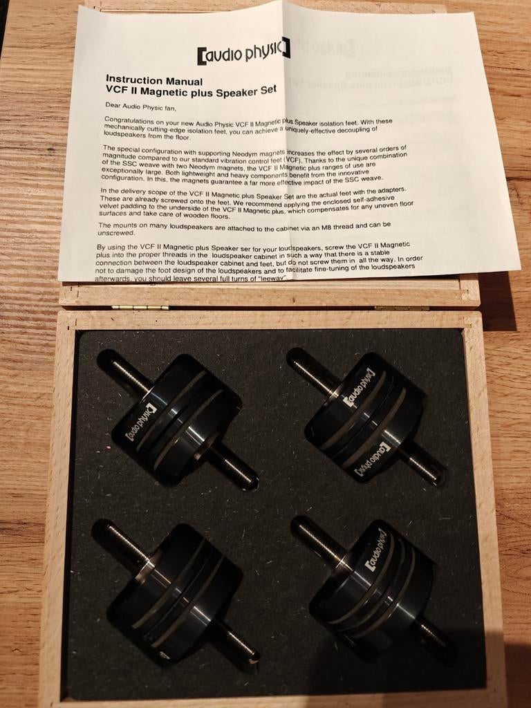 Audio physic vcf ii magnetic plus speaker set 8 stuks, Ophalen of Verzenden, Gebruikt