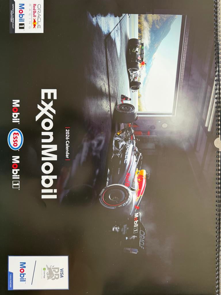 Officiele redbull/ visa cah team kalender., Ophalen of Verzenden, Maandkalender, Nieuw