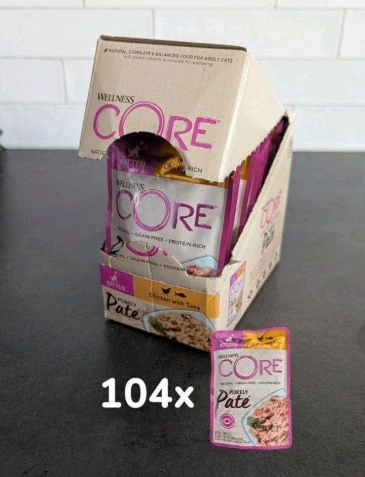 Wellness Core Purely Pate Kitten - Kattenvoer 104x 85g

Kit, Dieren en Toebehoren, Dierenvoeding, Ophalen of Verzenden, Kat