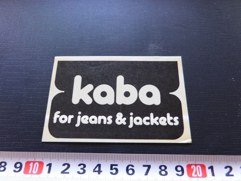 sticker KABA for jeans & jackets, Ophalen, Zo goed als nieuw