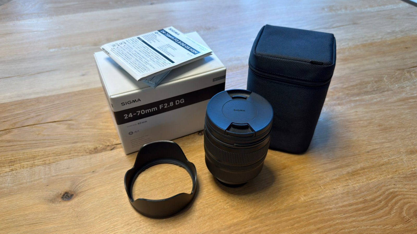 Sigma 24-70mm f/2.8 Art (Nikon) + Doos & B+W UV-Filter⁠, Audio, Tv en Foto, Fotografie | Lenzen en Objectieven, Ophalen, Gebruikt