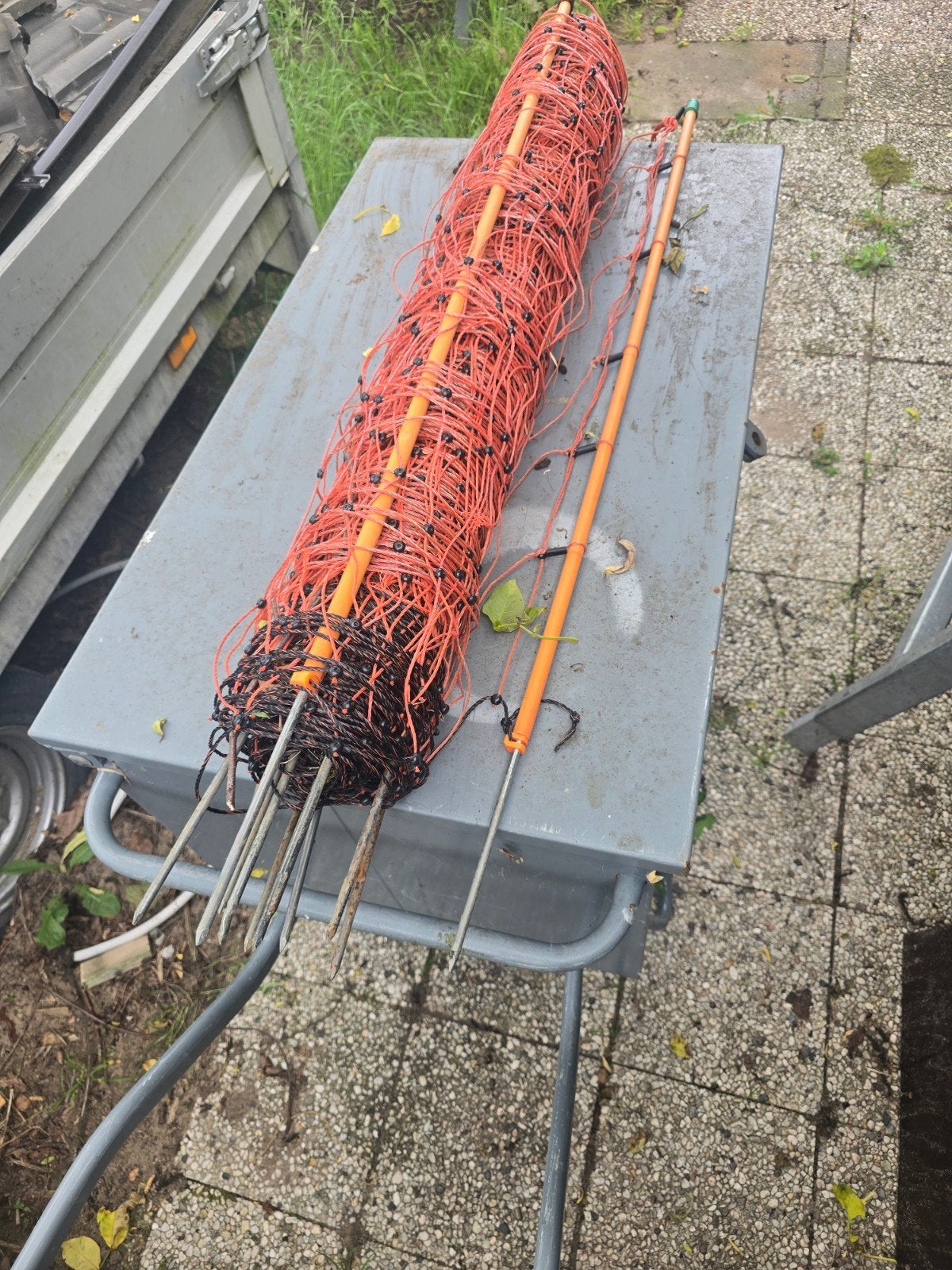 6 Schapennetten 50m x 90cm hoog, Ophalen of Verzenden, Gebruikt, Kunststof, Overige typen