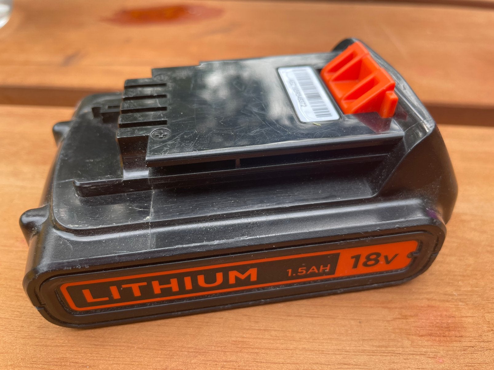 Accu 18v Black&Decker, Ophalen of Verzenden, Zo goed als nieuw