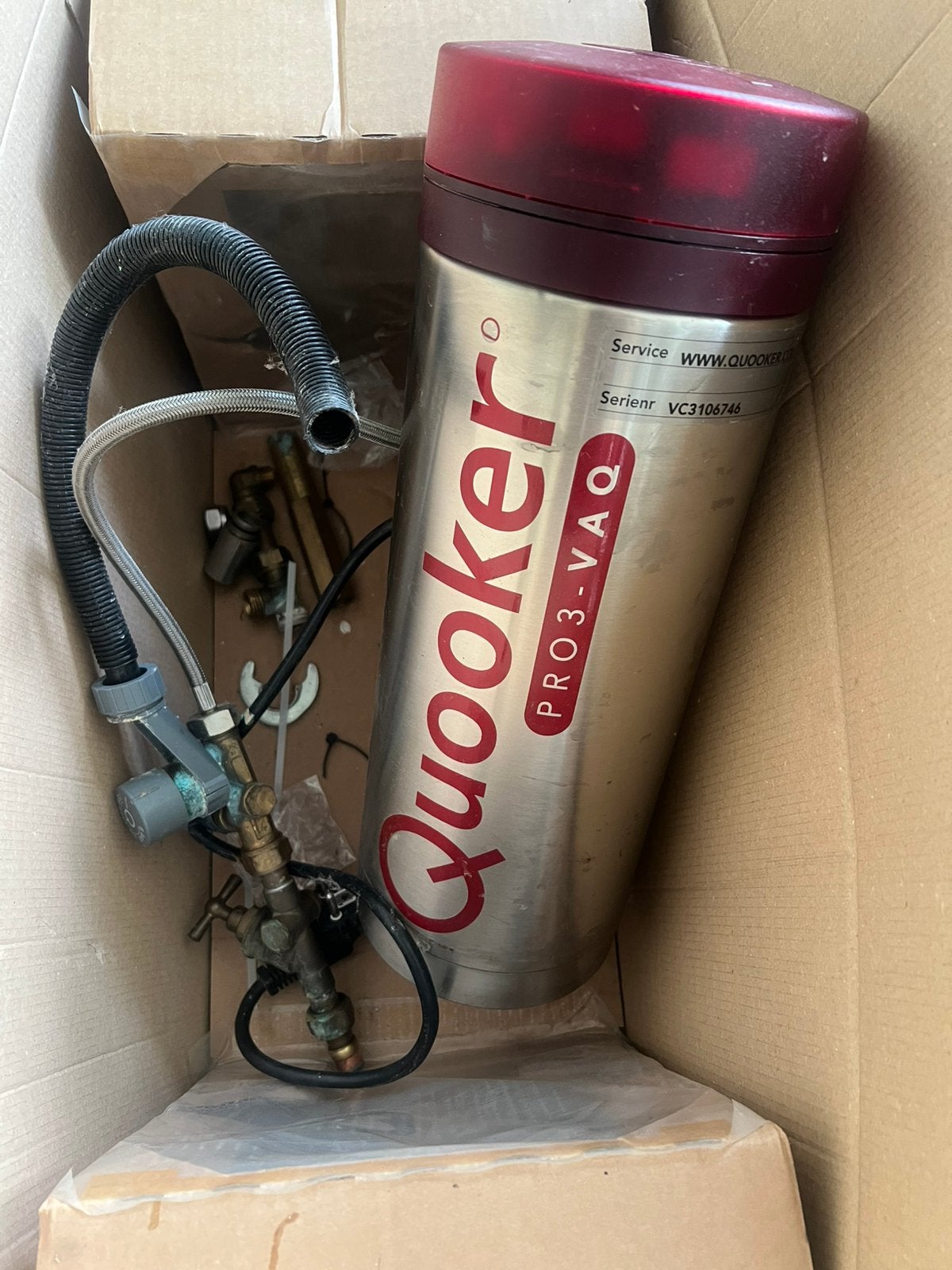 Quooker PRO3 met kranen en toebehoren, Ophalen, Gebruikt