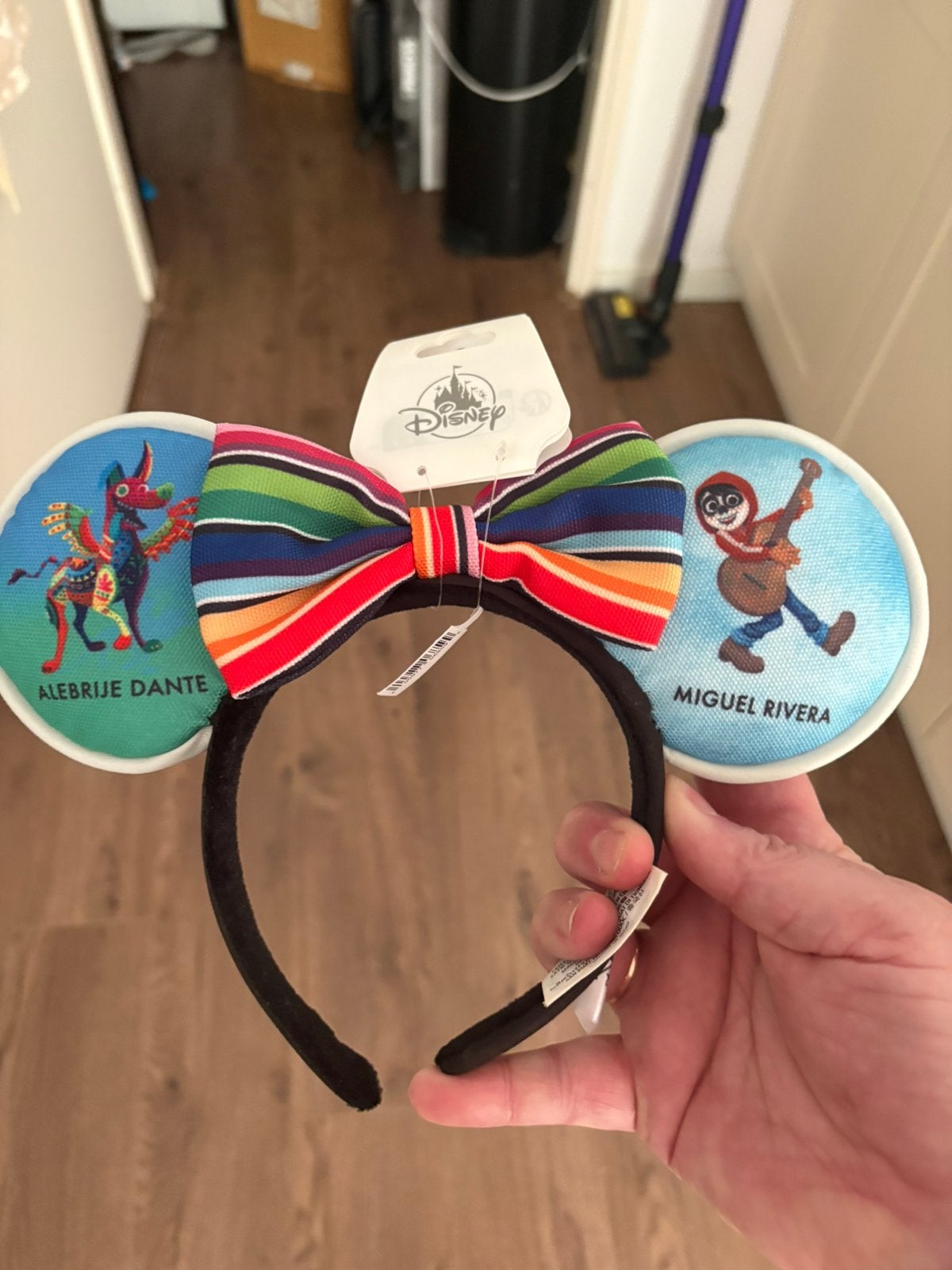 Disney parks usa coco miguel minnie ears, Ophalen of Verzenden, Mickey Mouse, Zo goed als nieuw, Beeldje of Figuurtje