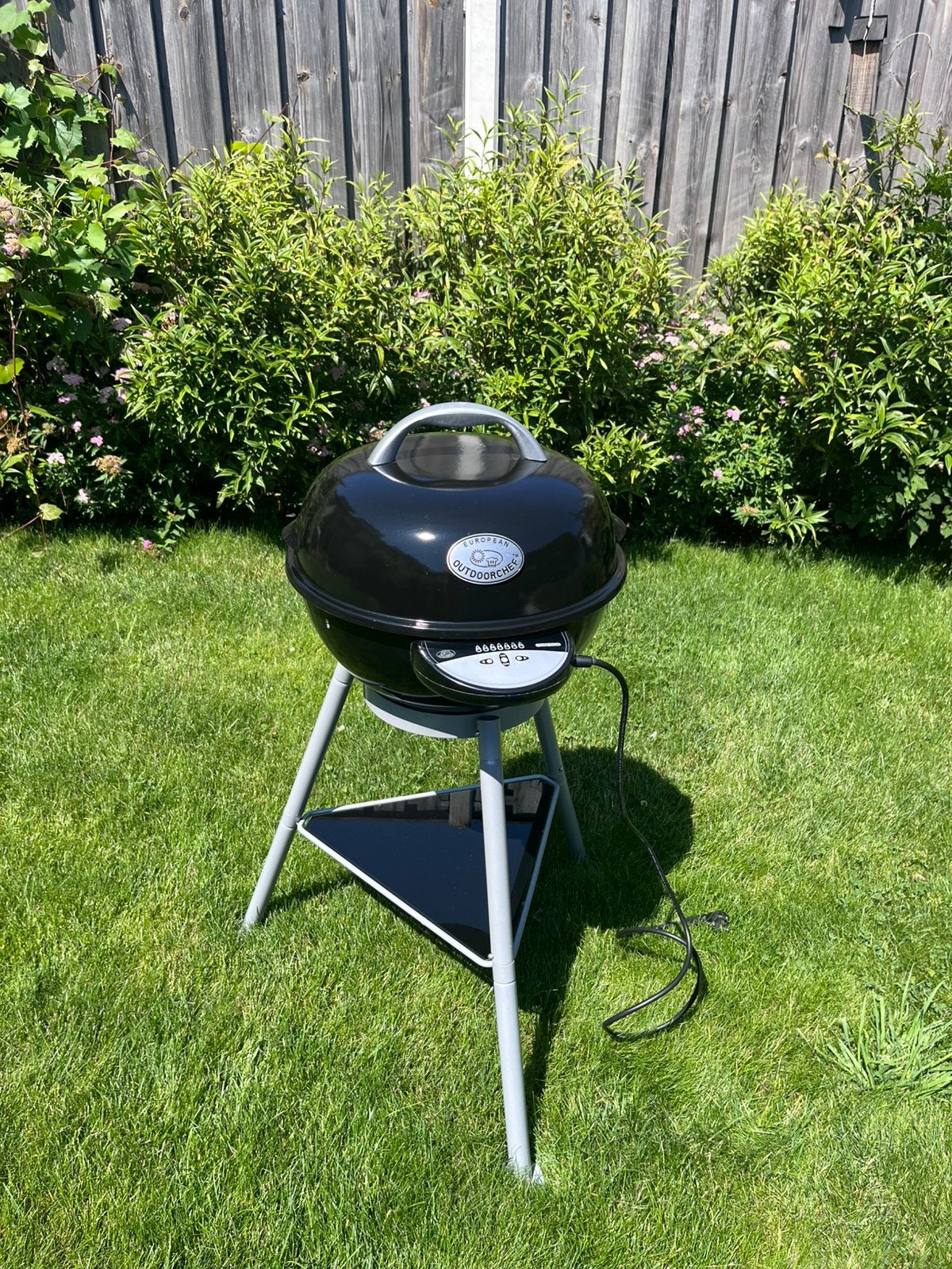 Elektrische bbq (European Outdoorchef), Ophalen, Gebruikt