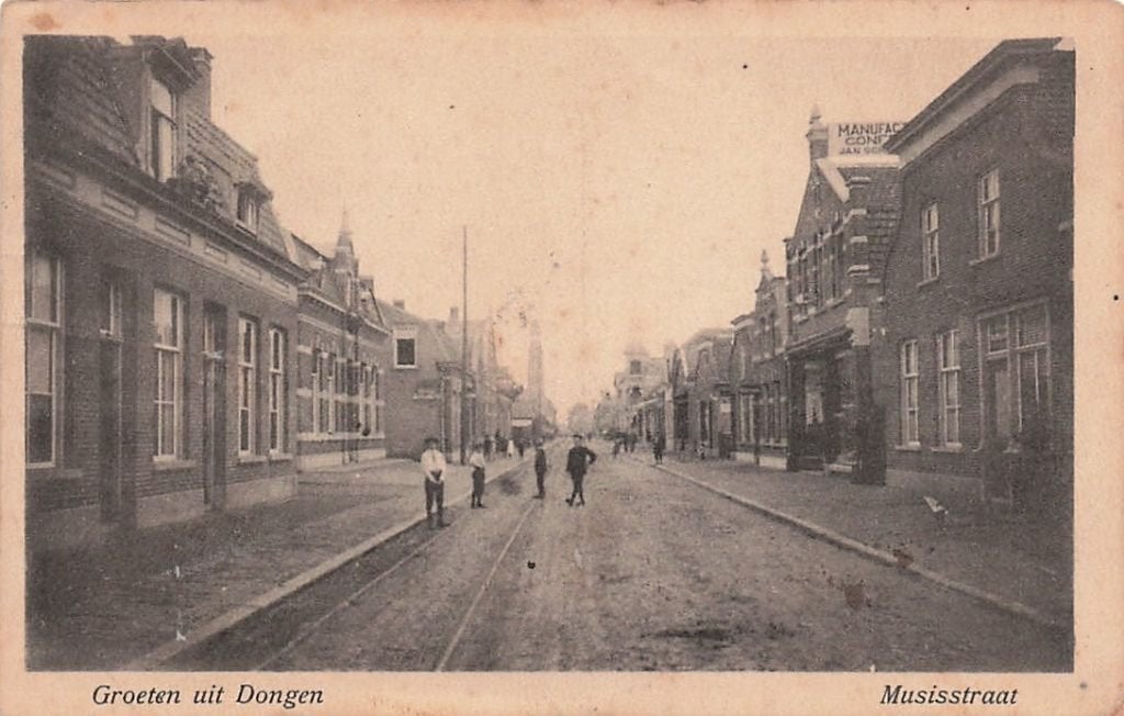 AN158 Dongen Musisstraat 1918, Verzenden, Voor 1920, Gelopen, Noord-Brabant
