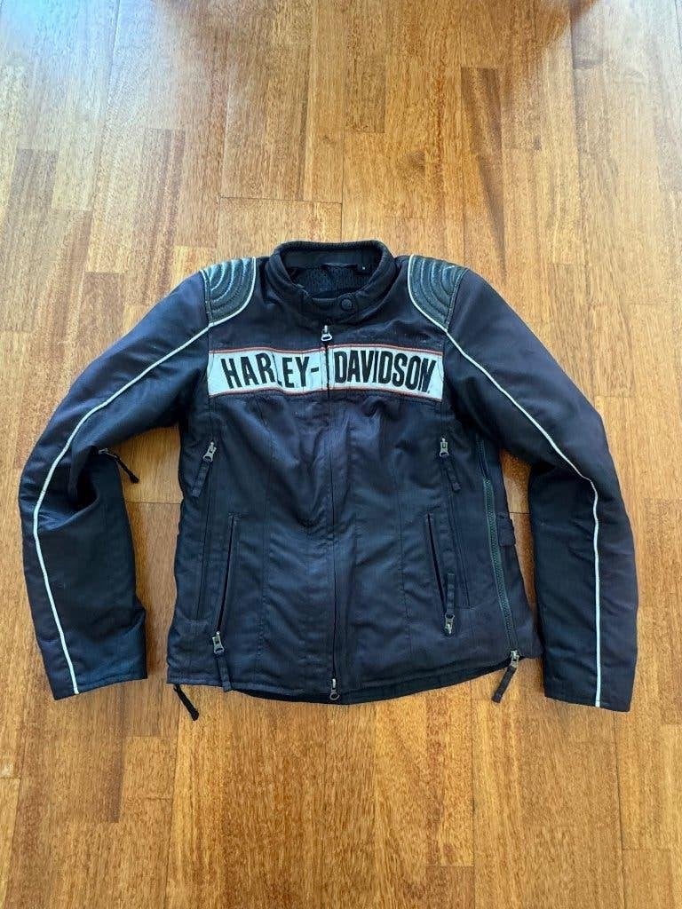 Harley Davidson motorjas dames, Jas | textiel, Harley Davidson, Ophalen of Verzenden, Dames