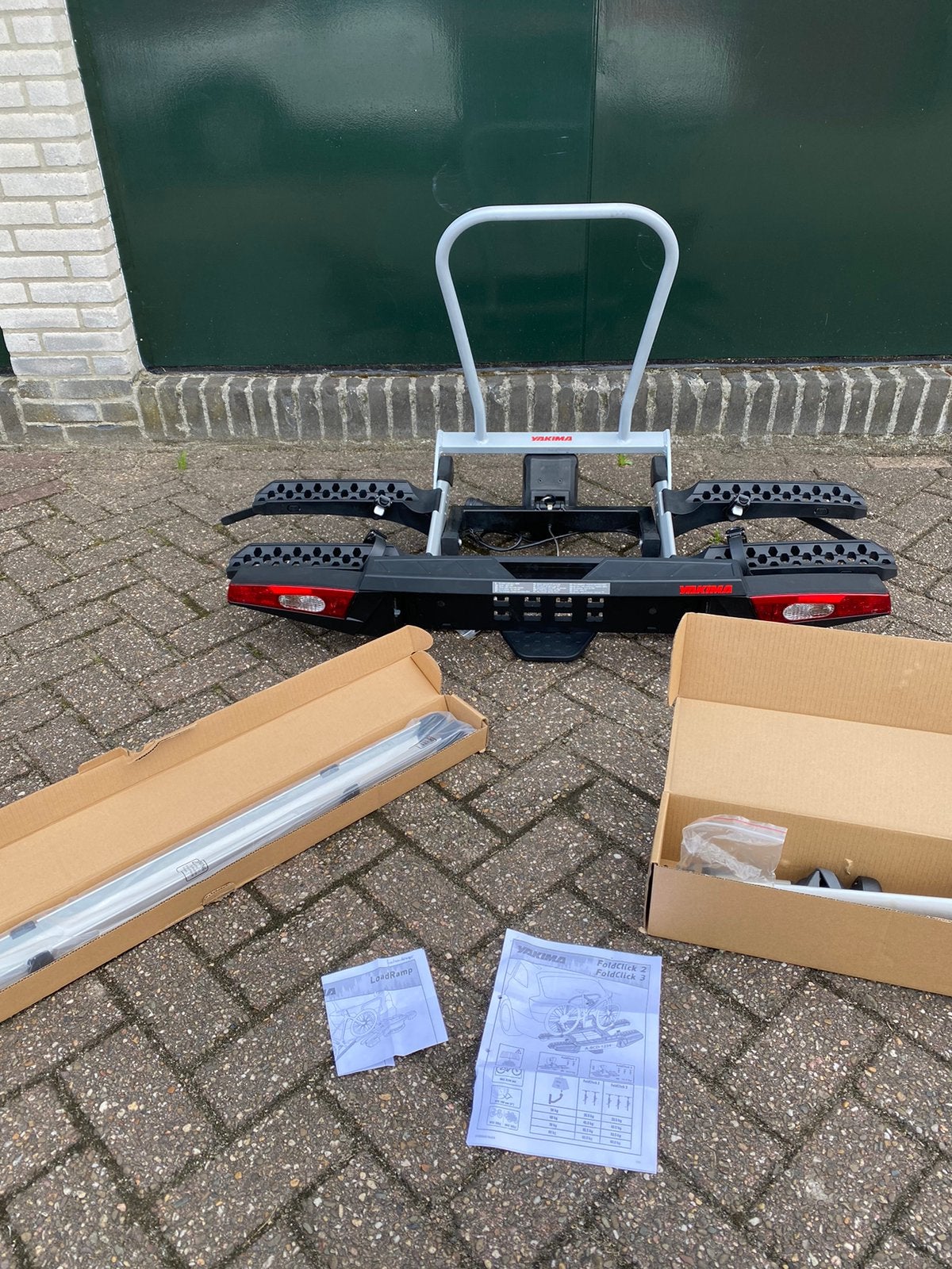Yakima foldclick 2 fietsendrager inklapbaar NIEUW oprijgoot, Ophalen of Verzenden, Nieuw, Trekhaakdrager