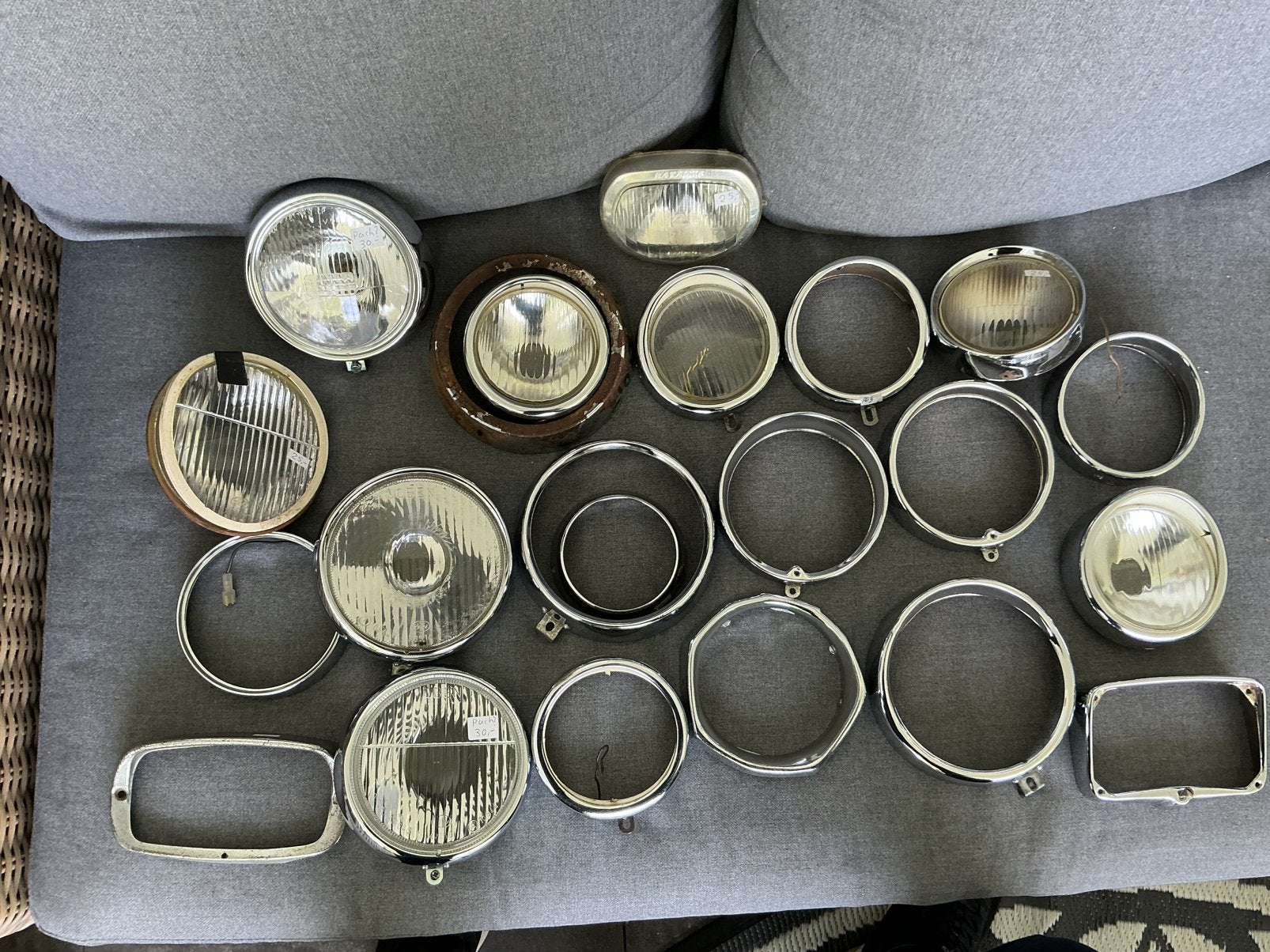 KOPLAMP RANDEN UNITS SPARTA BATAVUS MAGNEET NOS EN GEBRUIKT, Ophalen of Verzenden, Zo goed als nieuw, Koplamp, Overige merken