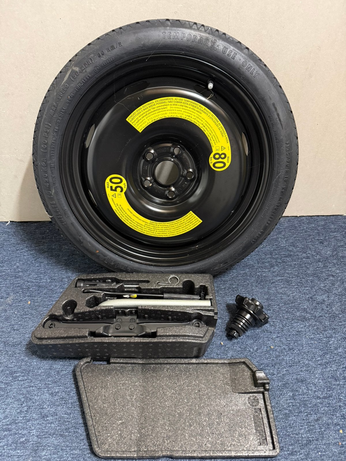 Reserveband golf 7 incl krik, Ophalen, Nieuw