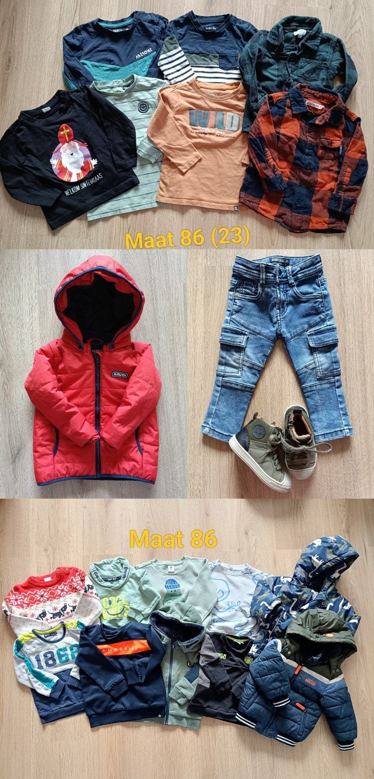 Grote kledingbundel voor jongens, maat 86, Kinderen en Baby's, Babykleding | Overige, Ophalen of Verzenden, Gebruikt, Diverse merken