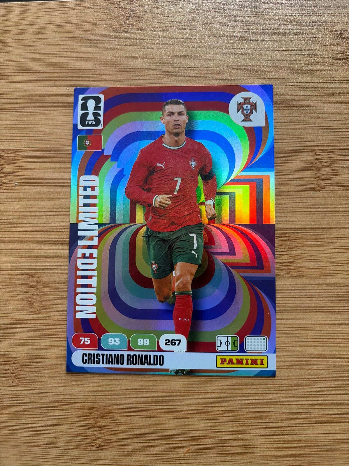 Cristiano Ronaldo XL Limited Edition Panini Spelerskaart, Ophalen of Verzenden, Nieuw, Buitenlandse clubs, Spelerskaart