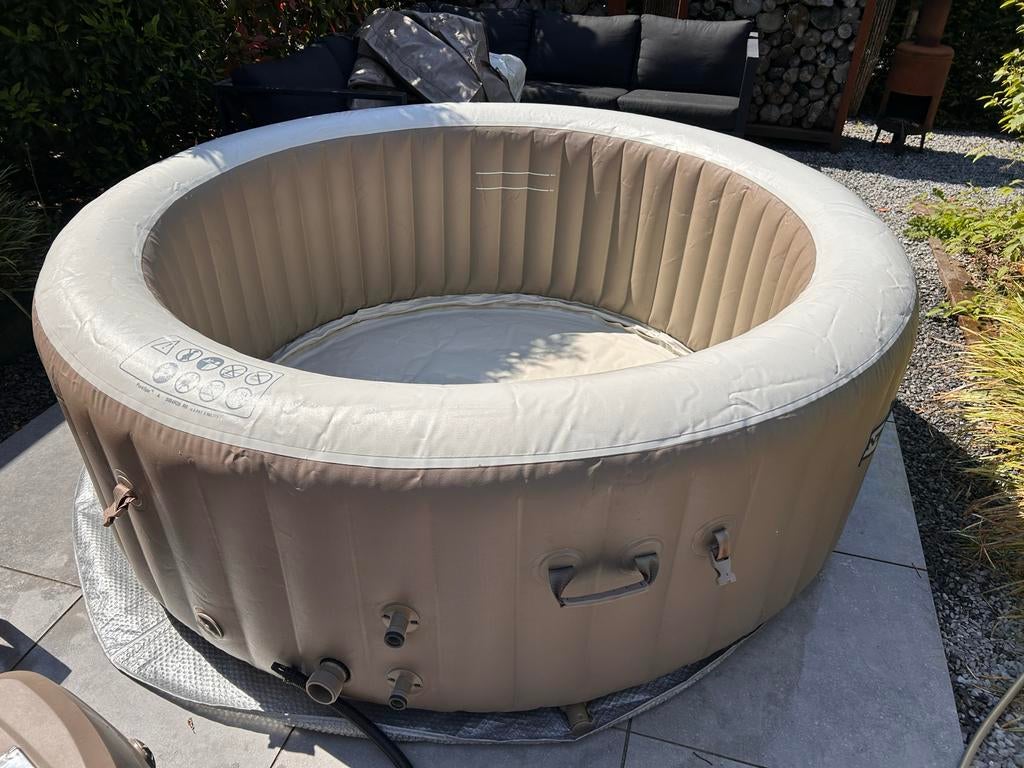 Intex Pure Spa Bubble Therapy opblaasbare jacuzzi, Ophalen, Gebruikt, Afdekzeil, Opblaasbaar