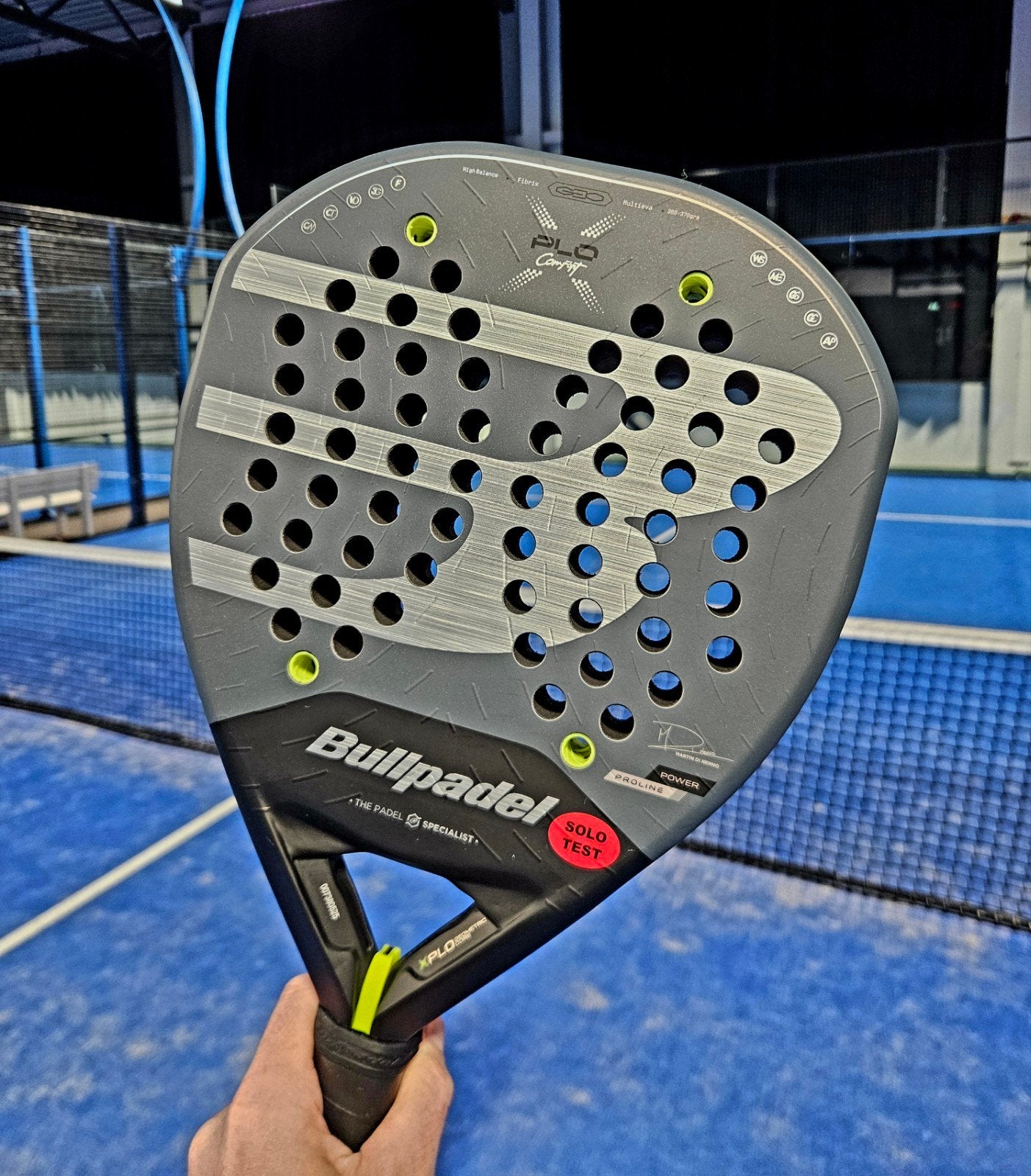 Bullpadel Xplo Comfort 26 demoracket, Sport en Fitness, Ophalen of Verzenden, Zo goed als nieuw, Padelracket
