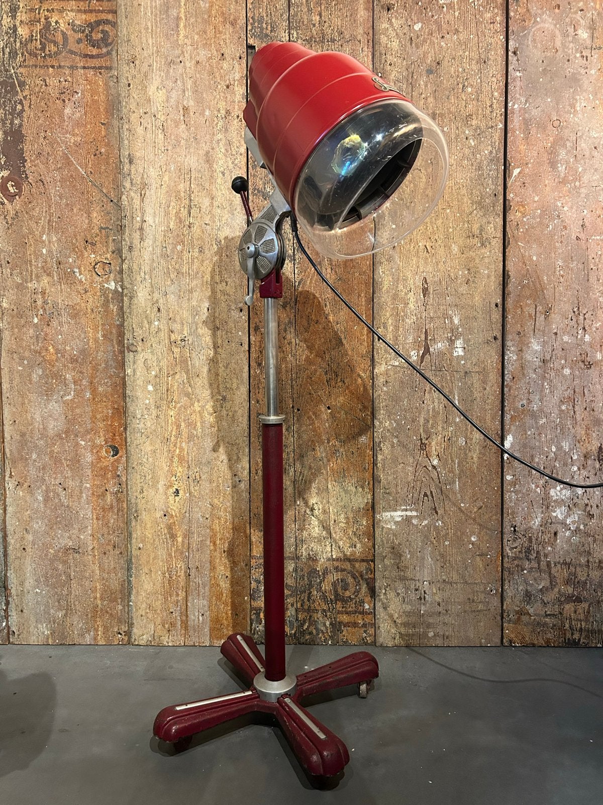 Unieke Vintage Droogkap Lamp - Super Rapid Retro Design, Ophalen of Verzenden