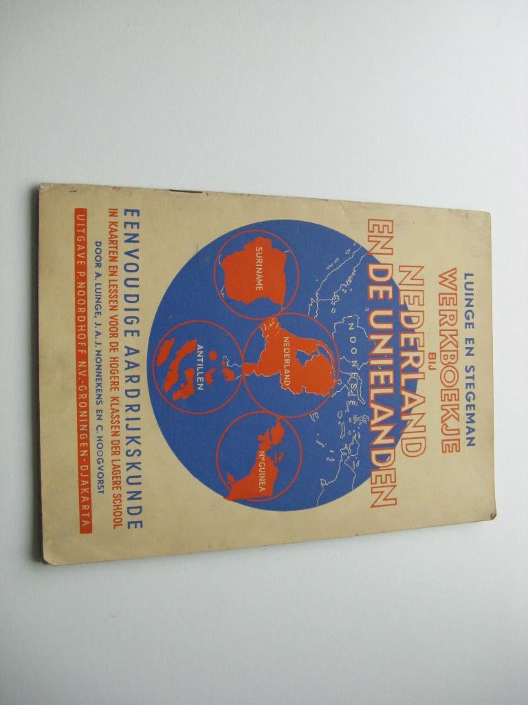 Werkboekje bij nederland en de unielanden door a.luinge,, Boeken, Ophalen of Verzenden, Zo goed als nieuw
