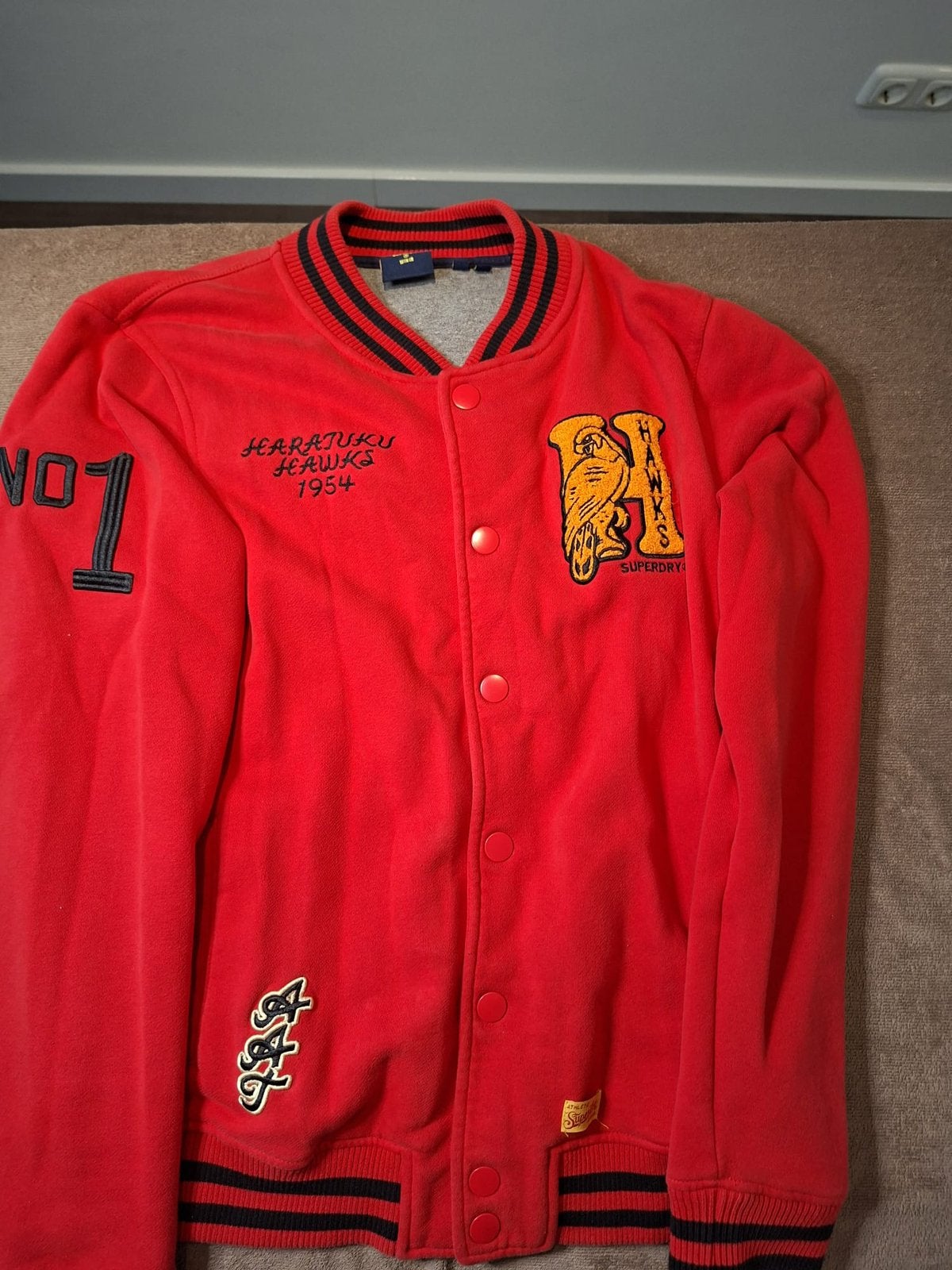 Superdy vest, Ophalen of Verzenden, Gedragen, Maat 48/50 (M), Rood