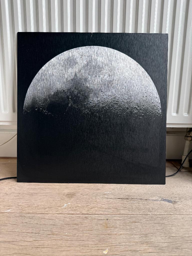 [INBOEDEL TE KOOP] Canvas schilderij Maan, Ophalen, 50 tot 75 cm, Zo goed als nieuw, Schilderij
