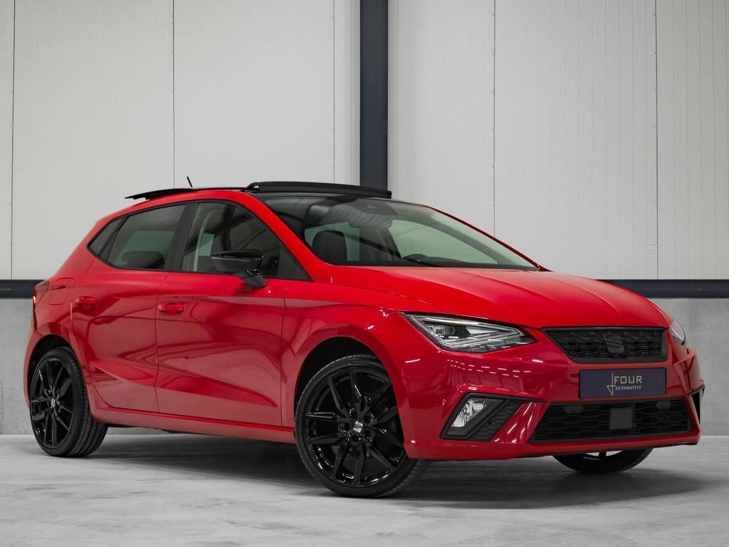 SEAT Ibiza 1.0 EcoTSI | Pano | 18" | Black edition | LED | C, Stof, Gebruikt, Euro 6, 95 pk