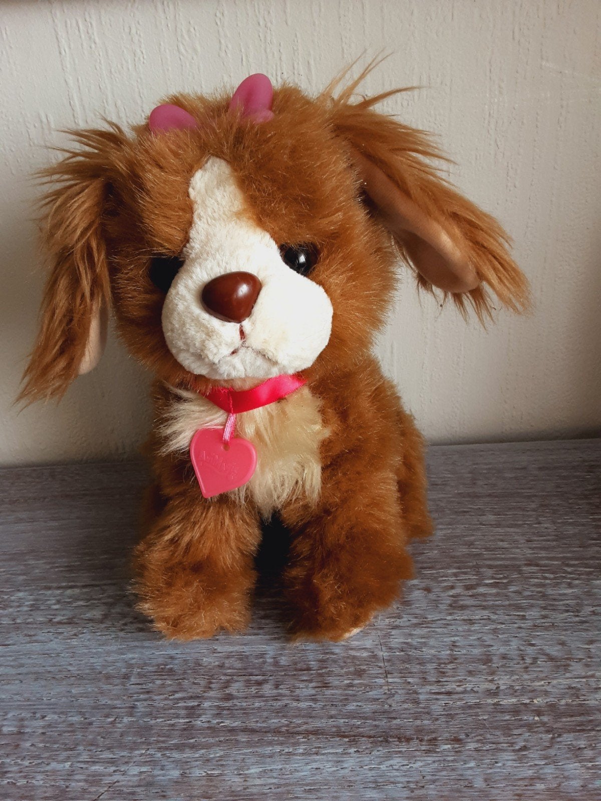 Animagic knuffelhondje met geluid en beweging, Kinderen en Baby's, Speelgoed | Knuffels en Pluche, Gebruikt, Overige merken, Met geluid